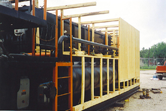 crating large equipment