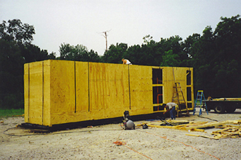 crating large equipment